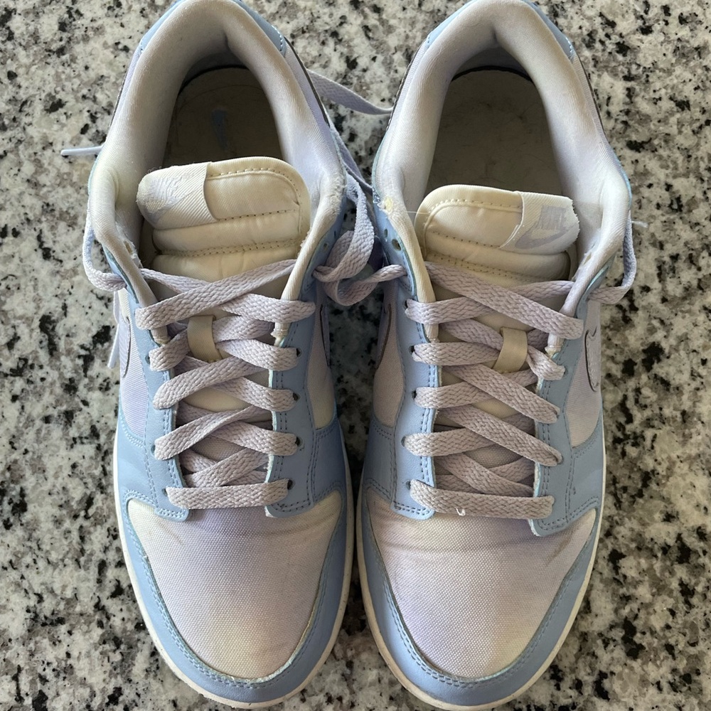 Nike Dunk Low Blue Airbrush Canvas Upper Women’s 9